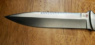 Vintage 1980’ Al Mar Seki Japan 3004 Sere Fighting Dagger Knife Sheath Case 2