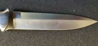Vintage 1980’ Al Mar Seki Japan 3004 Sere Fighting Dagger Knife Sheath Case 3