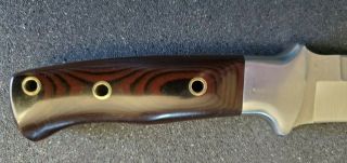 Vintage 1980’ Al Mar Seki Japan 3004 Sere Fighting Dagger Knife Sheath Case 5