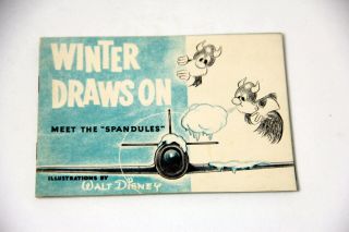 1943 Walt Disney Winter Draws Us Army Air Force