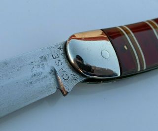 Case R1095 Candy Stripe Toothpick Pocket Knife Rare 6