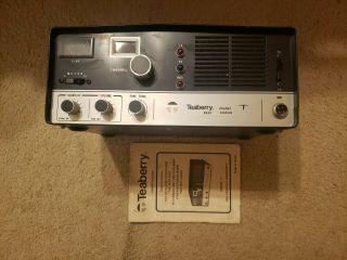Vintage Teaberry Model T Tube Type Base 40 Channel Cb Radio