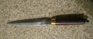 Very Rare John Nelson Cooper Stiletto Style Knife