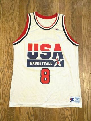 Vtg Team Usa Scottie Pippen Dream Team Champion Jersey Sz 48 1992 Olympics