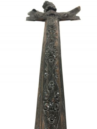 Antique Indonesian Balinese Bali Knife Dagger Sword Keris Kris Blade 6