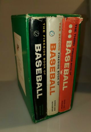 Vintage Set Of The Fireside Book Of Baseball Box Set Gifted By The Sf Giants