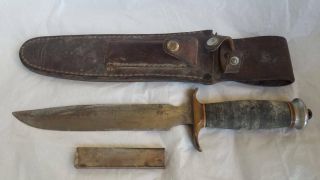 Vintage Randall Knife Fighting 1 Springfield,  Mass Wwii