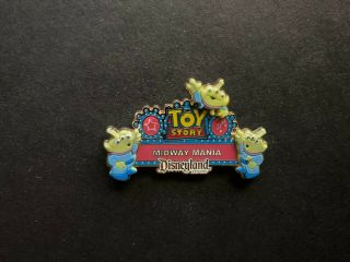 Dlr - Toy Story Midway Mania - Little Green Men Disney Pin 62504