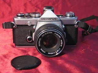 Vintage Olympus Om1 Slr Camera