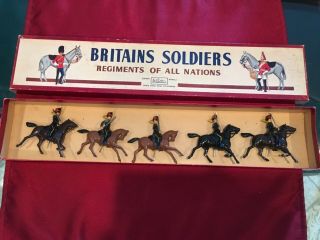 Vintage Britains Cavalry 7th Queen 