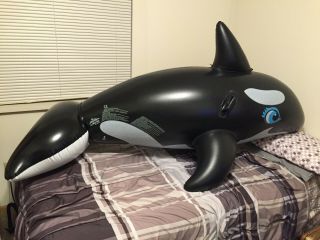Vintage Intex The Wet Set 84’’ Inflatable Whale Ride - On
