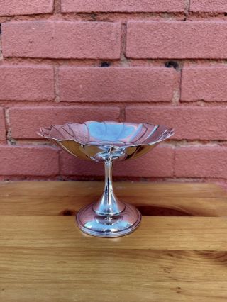 Reed & Barton Sterling Silver Candy Dish Bowl Standing Tray Pedestal 330 Grams