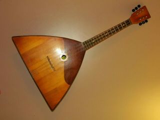 Vintage Chernihiv Balalaika 6 Strings Named After Pavel Postyshev G - 1