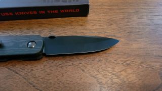 EMERSON KNIVES A - 100 BT Richlite with Black Liners Full Size Knife 4