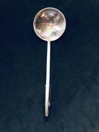 Intage Danish Modern Sterling Silver Small Serving Spoon