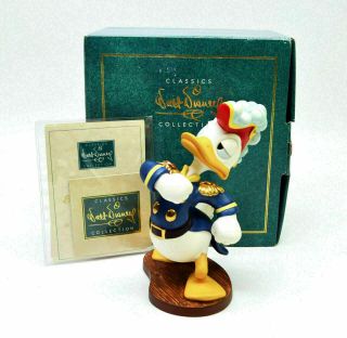 Wdcc Disney Donald Duck Sea Scouts Admiral Duck Animators Choice Box