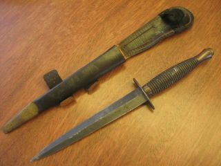 British Fairbairn Sykes Fighting Commando Knife Dagger Nato 1976