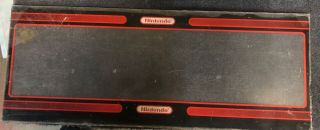 Vintage Nos Nintendo Blank Window Arcade Game Marquee 23 1/8” X 9 1/8”