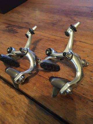 Shimano Dura Ace Br - 7403 Road Bike Brake Calipers Front And Rear Vintage