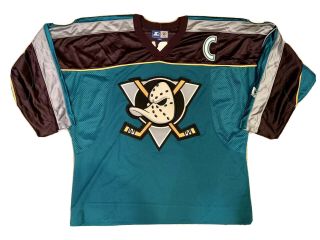Paul Kariya Anaheim Mighty Ducks Vintage Starter Jersey Large