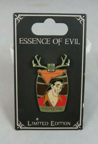 Disney Pin - Essence Of Evil - Primeval - Gaston - Beauty And The Beast