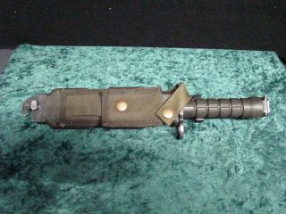 Vintage M9 Bayonet Phrobis Iii Usa Army Usmc Knife With Sheath