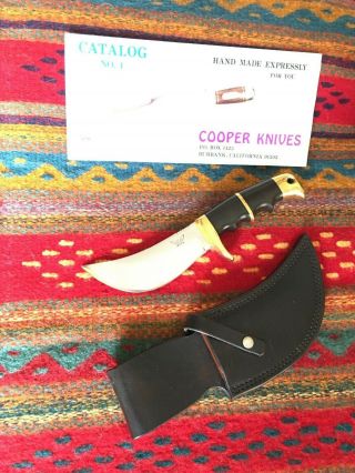 Vintage John Nelson Cooper Custom Designed Knife Knifemaker To The Stars
