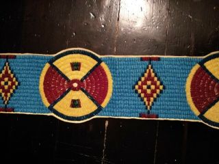 Sioux style beaded blanket strip 2