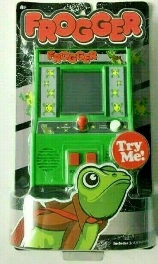 Frogger Retro Arcade Classics Basic Fun Mini Cabinet Handheld Game In Color