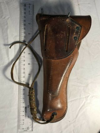 Vintage Wwii Ww2 Boyt 42 Us Military Leather M1916 Gun Holster For 1911 Colt 45