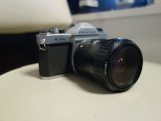 Vintage Slr Asahi Pentax K1000 Slr Film Camera W/ 28 - 80mm Lens