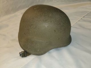 Vintage Pasgt Ballistic Combat Helmet W/liner Us Military Issue Medium