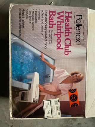 Vintage Pollenex Health Club Whirlpool Bath
