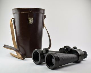 Vintage Barr & Stroud 10x Cf.  37 British Long Case Binoculars - Jb - 2