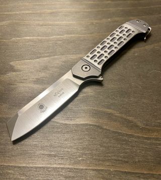 Jon Graham Gt Razel Custom Knife Titanium Ultra Lightweight Flipper S35vn Bos