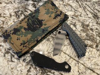 Strider Knife Sng Folder With Case And Vz Grip Tanto
