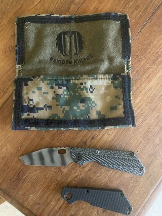 Strider Knife SNG Folder With Case And VZ Grip Tanto 2