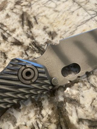 Strider Knife SNG Folder With Case And VZ Grip Tanto 6