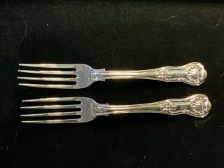 Early London English Sterling Silver Kings Pattern Fork William Eaton 1838
