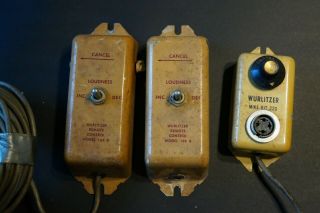 Vintage Wurlitzer Jukebox Remote Volume Control Boxes Winner Gets All