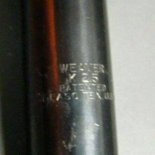 Vintage WEAVER K2.  5 60 - B SCOPE Made in El Paso TX 3