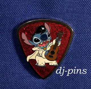 Dlr Stitch Elvis Guitar Pick Le Disney Pin 24613