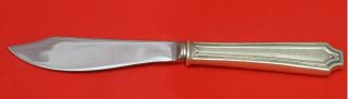 King Albert By Whiting Sterling Silver Fish Knife Individual Hhws Custom 8 1/4 "