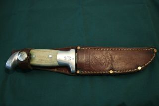 R.  H.  Ruana Custom Bonner M Knife W/sheath
