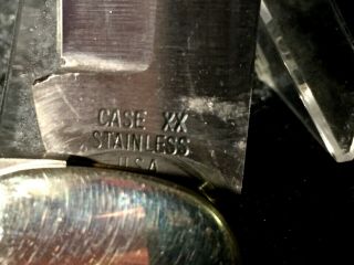 Vintage 1976 CASE XX 5265 FOLDING HUNTER Stag Folding Knife 5