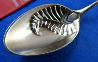 Antique Gorham Hizen Figural Fish in Waves 1883 Sterling Silver Spoon 4 - 3/8 