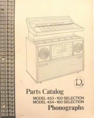 Rock - Ola Model 453 & 454 Parts List & Diagrams