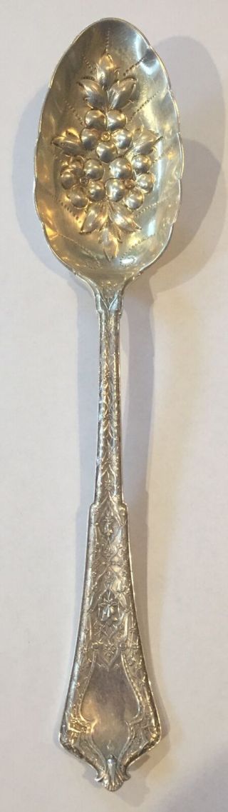 8.  5 In Sterling Silver Tiffany & Co.  Large Berry Spoon.  Pat 1872.  75 Grams Total