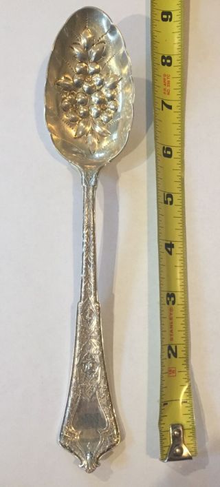 8.  5 In Sterling Silver Tiffany & Co.  Large Berry Spoon.  Pat 1872.  75 Grams Total 2
