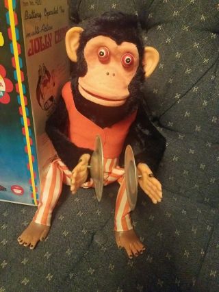 Vintage Multi Action Jolly Chimp Battery Operated Toy H Sinc Hi Toy 2